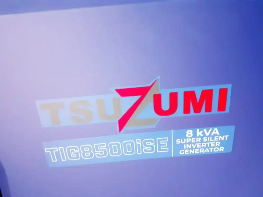 Jual Generator set TSUZUMI TIG8500iSE 6500 W