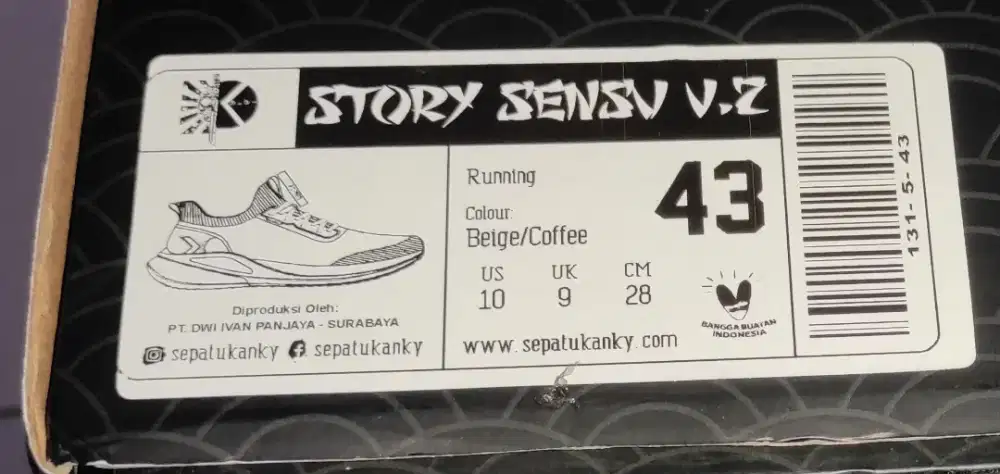 Kanky STORY SENSU V.2 Size 43