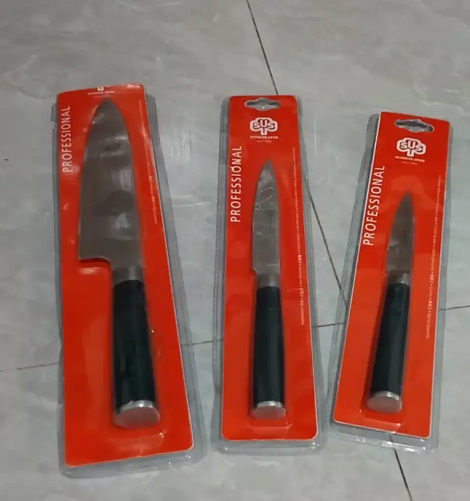 Jual pisau dapur stainlis 3 bh