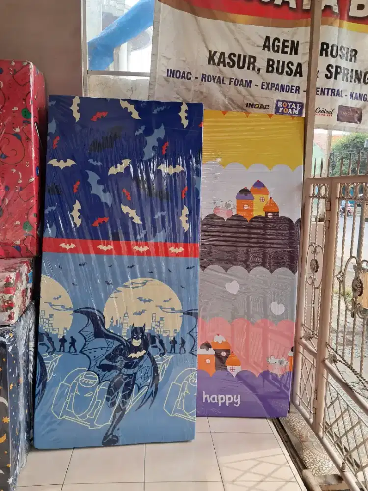 Kasur lipat 3 berbantal