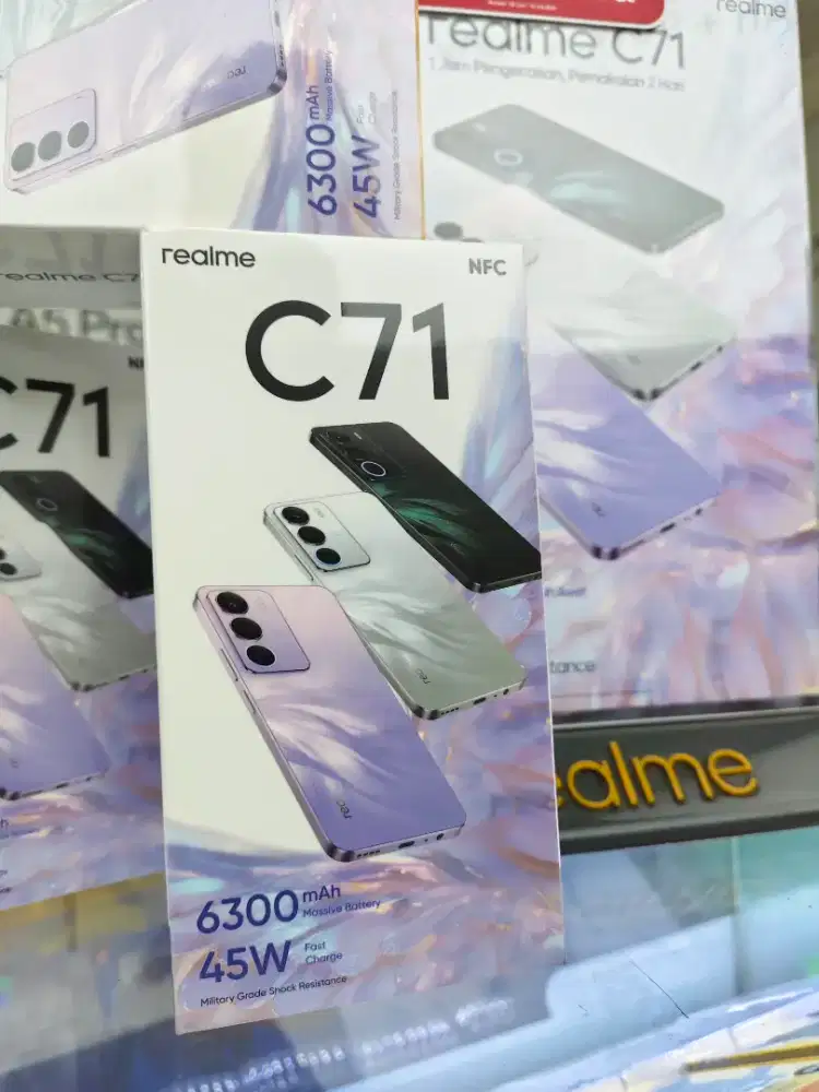 Realme C71 4GB/128GB,Baru,Segel Box,Garansi Resmi,Original