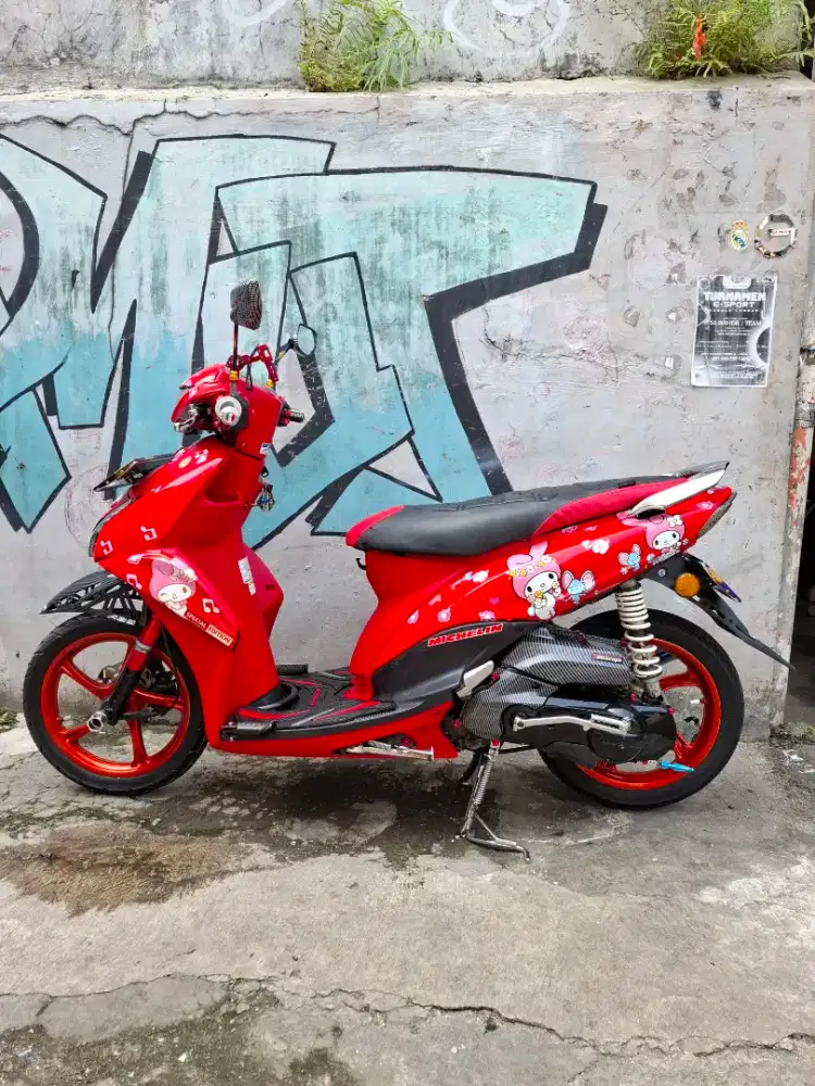 Mio GT 2015 Merah Mulus Surat Komplit Pajak Dan Plat Hidup Panjang