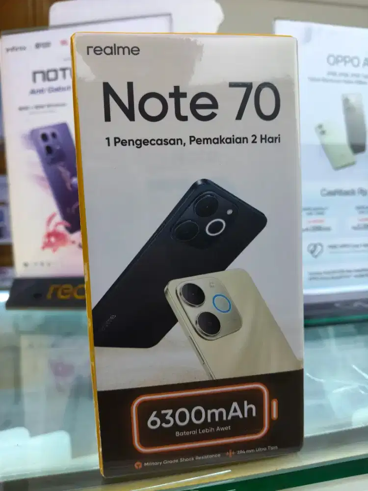 Realme Note 70 4GB/64GB,Baru,Segel Box,Garansi Resmi,Original