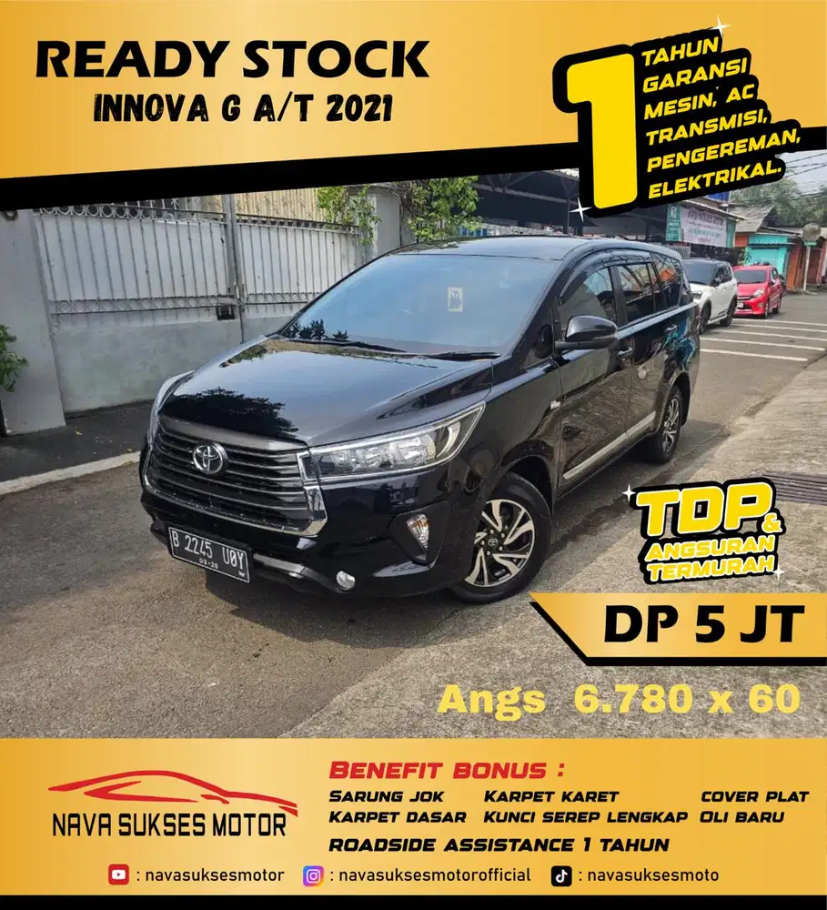 TDP 5 JUTA - INNOVA G AT 2021