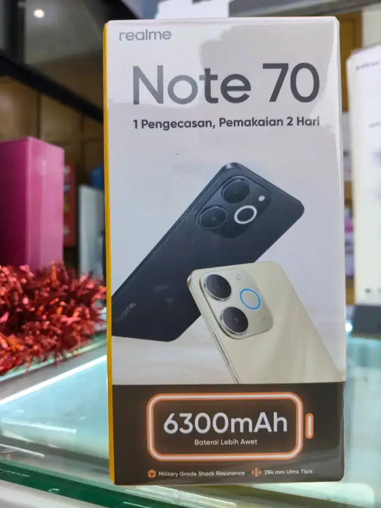 Realme Note 70 4GB/128GB,Baru,Segel Box,Garansi Resmi,Original