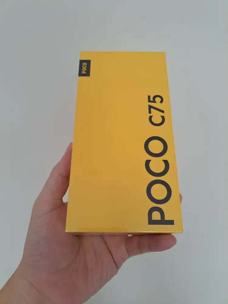 [BARU] Poco C75 6/128, SEGEL Garansi Resmi, Bisa COD