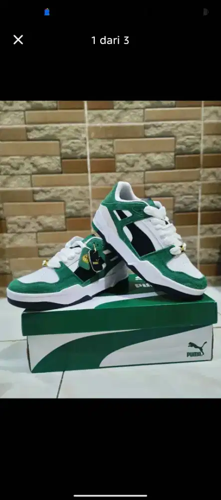 Sepatu ori puma slipstream suede size 42