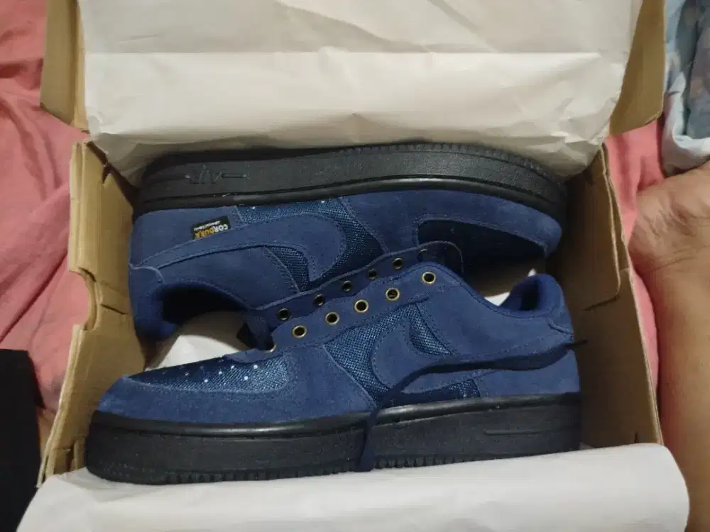 Nike cordura blue army size 42 batu mulus no.inus