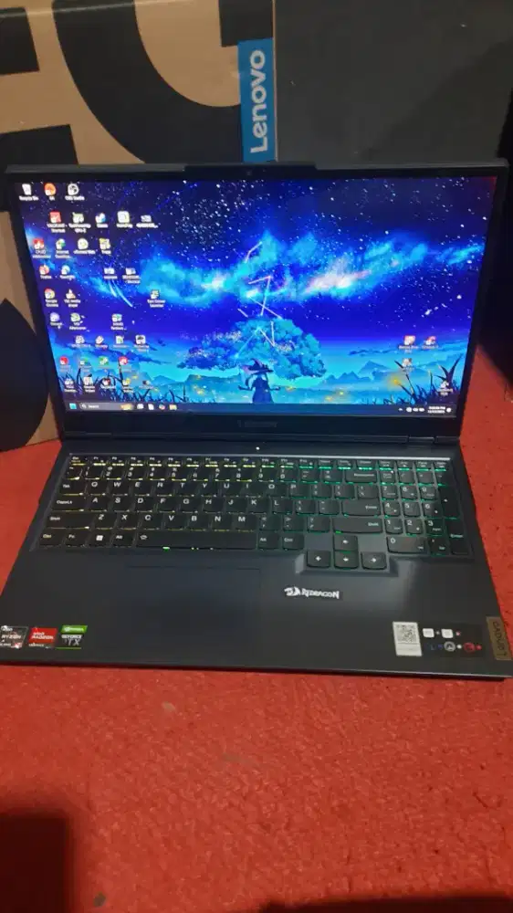 Legion 5 pro Ryzen 7 5800, 16gb\ssd 512gb\RTX 3050ti layar 165 RGB