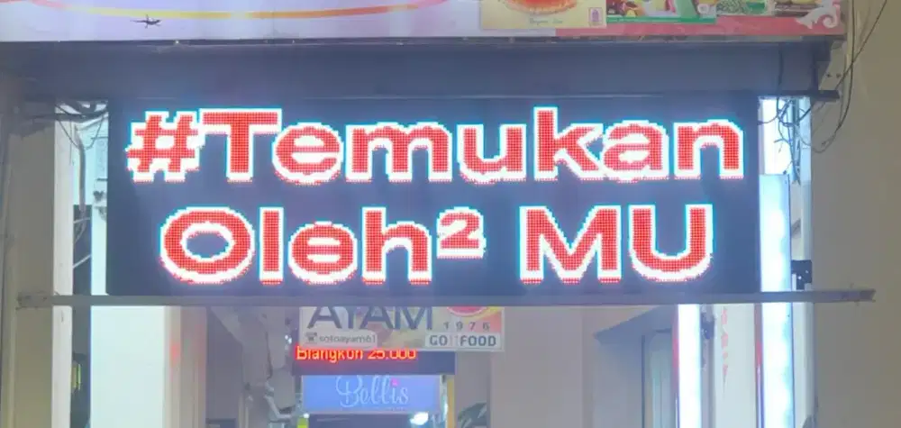 Running Text dan jadwal sholat masjid murah