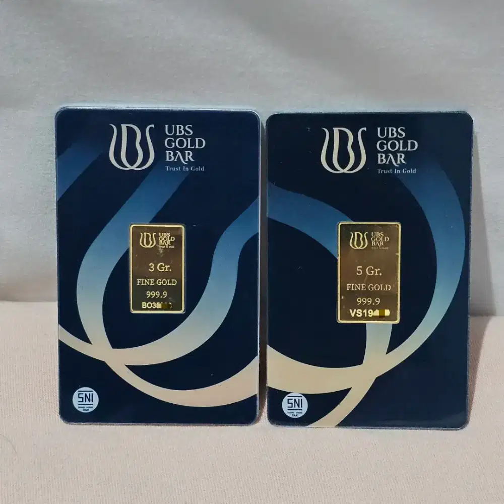 Logam Mulia Emas UBS 5gr dan 3gr