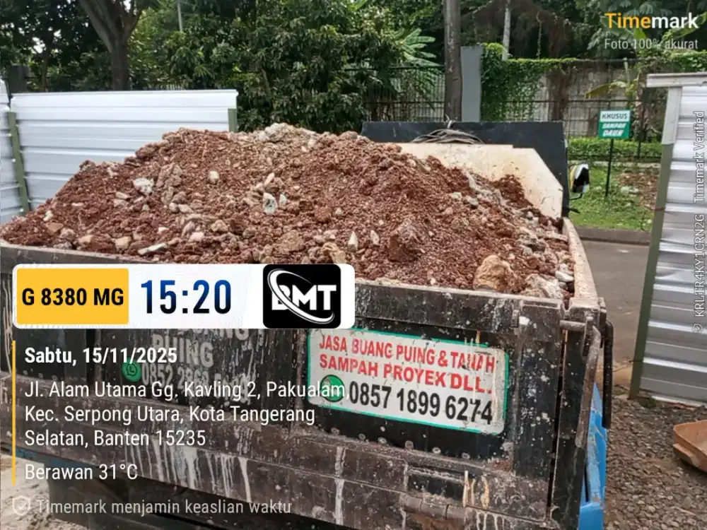 Jasa angkut puing dan tanah