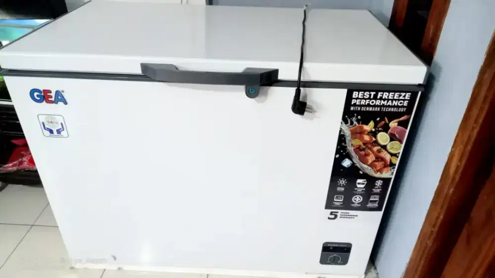 Freezer 300 Lt Merk GEA  Masih Baru