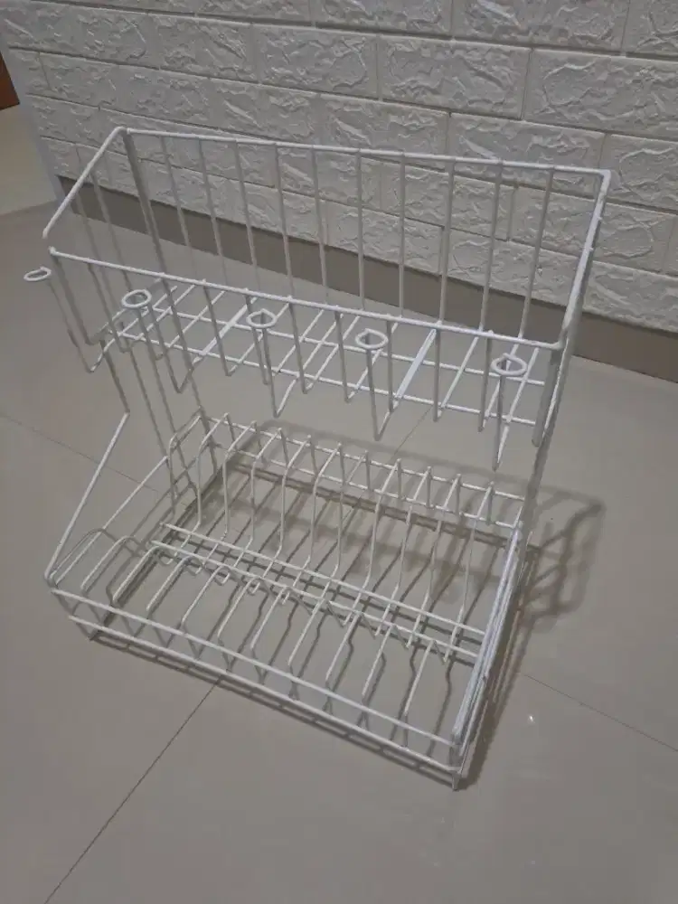 Rak piring 40x26x42cm, seperti baru