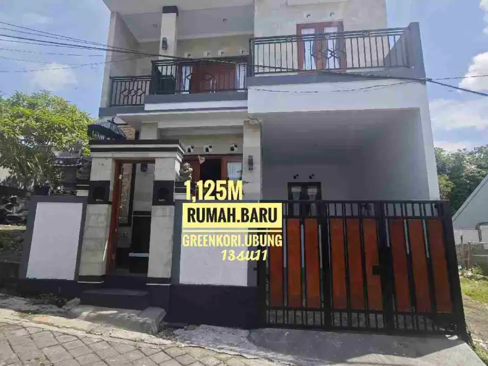 rumah baru ready bebas banjir Nuansa Hijau Ubung Denpasar Bali