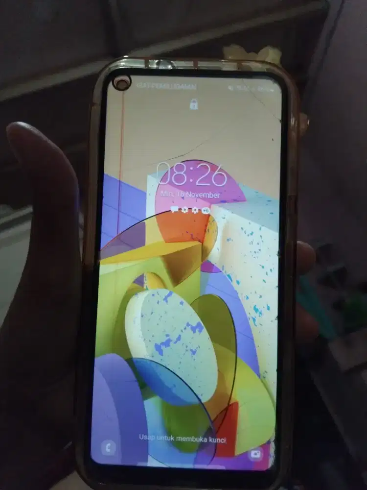 Jual hp samsung Galaxy minus cuma kaca Anti gores aja yg lain aman