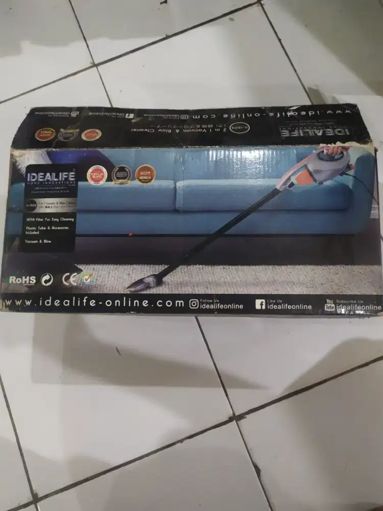 Vacuum and blow Cleaner idealife