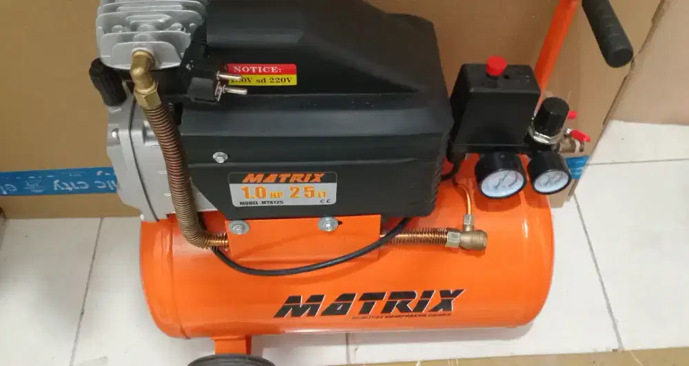 DIJUAL KOMPRESOR 1 HP MERK MATRIX 25 LT