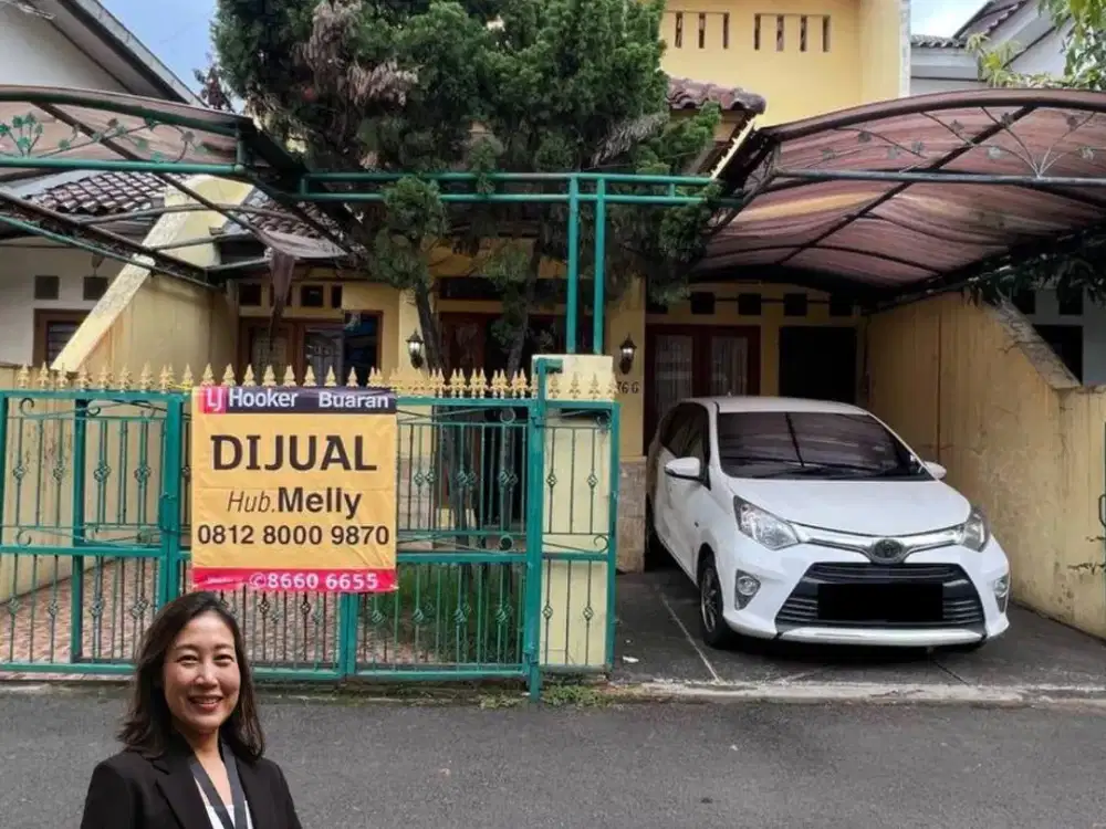 Rumah Asri dalam Cluster Residen 76 Kramat Jati Jakarta Timur