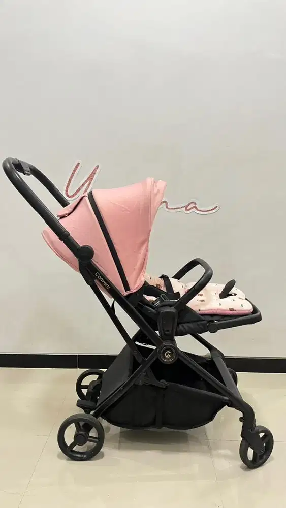 Preloved stroller cocolatte converts pink bisa 2 arah