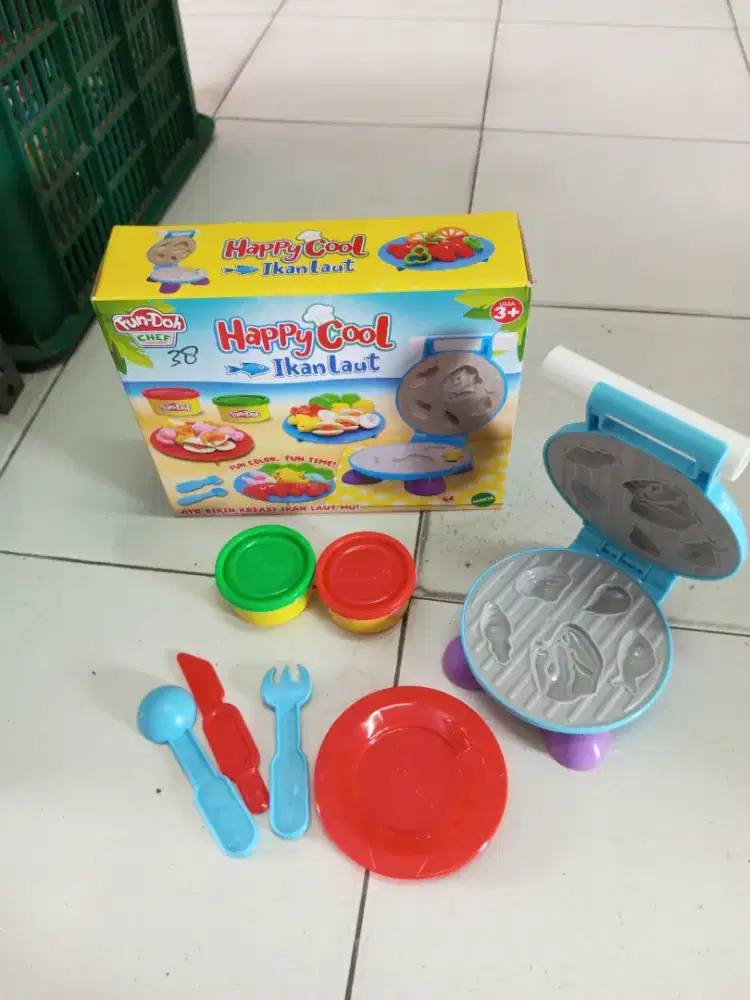 Mainan anak fundoh happy Cool Ikan Laut