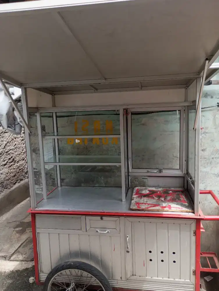 dijual gerobak bekas mie ayam