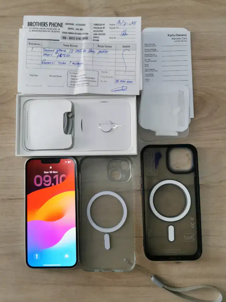 Iphone 13 256 resmi mulus bonus case