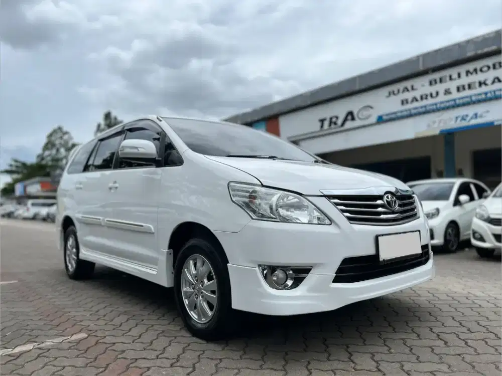 SIAP PAKAI!! TOYOTA INNOVA 2.0 G LUXURY MATIC 2013 PUTIH