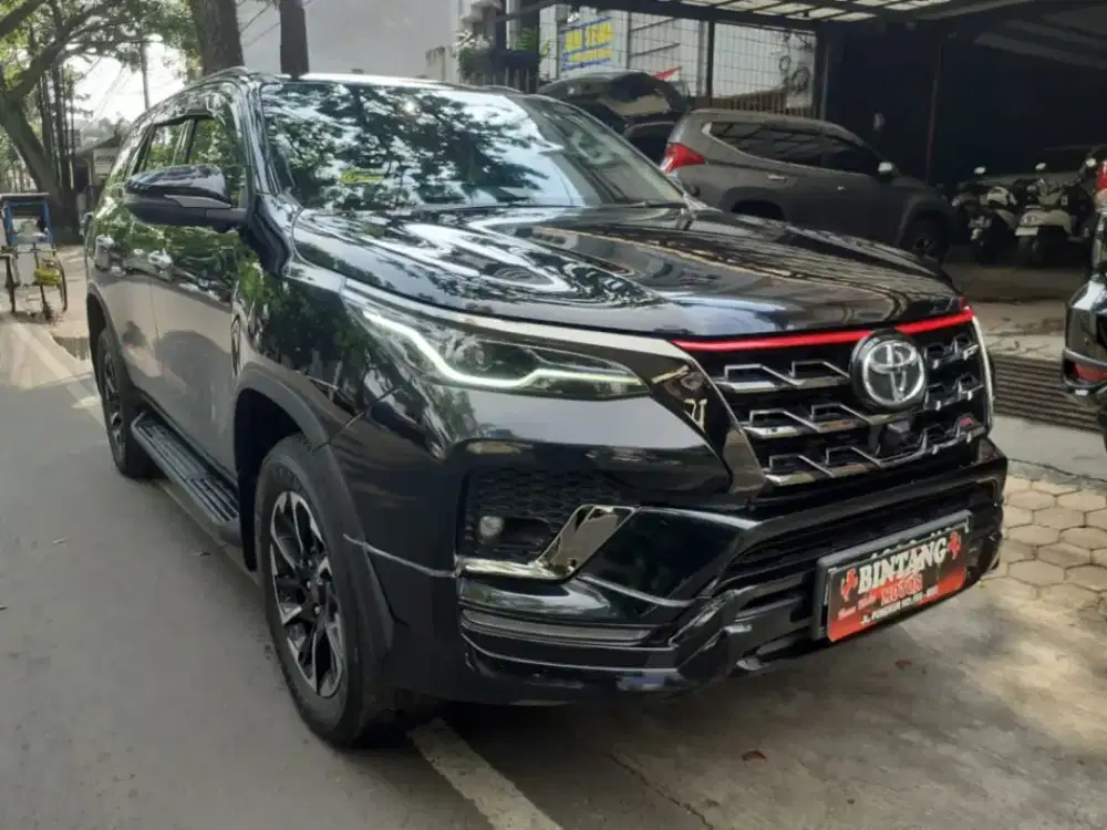 KM 51RB! FORTUNER TRD AT 2021 BLACK / MODEL THN 2022 (BINTANG MOTOR)