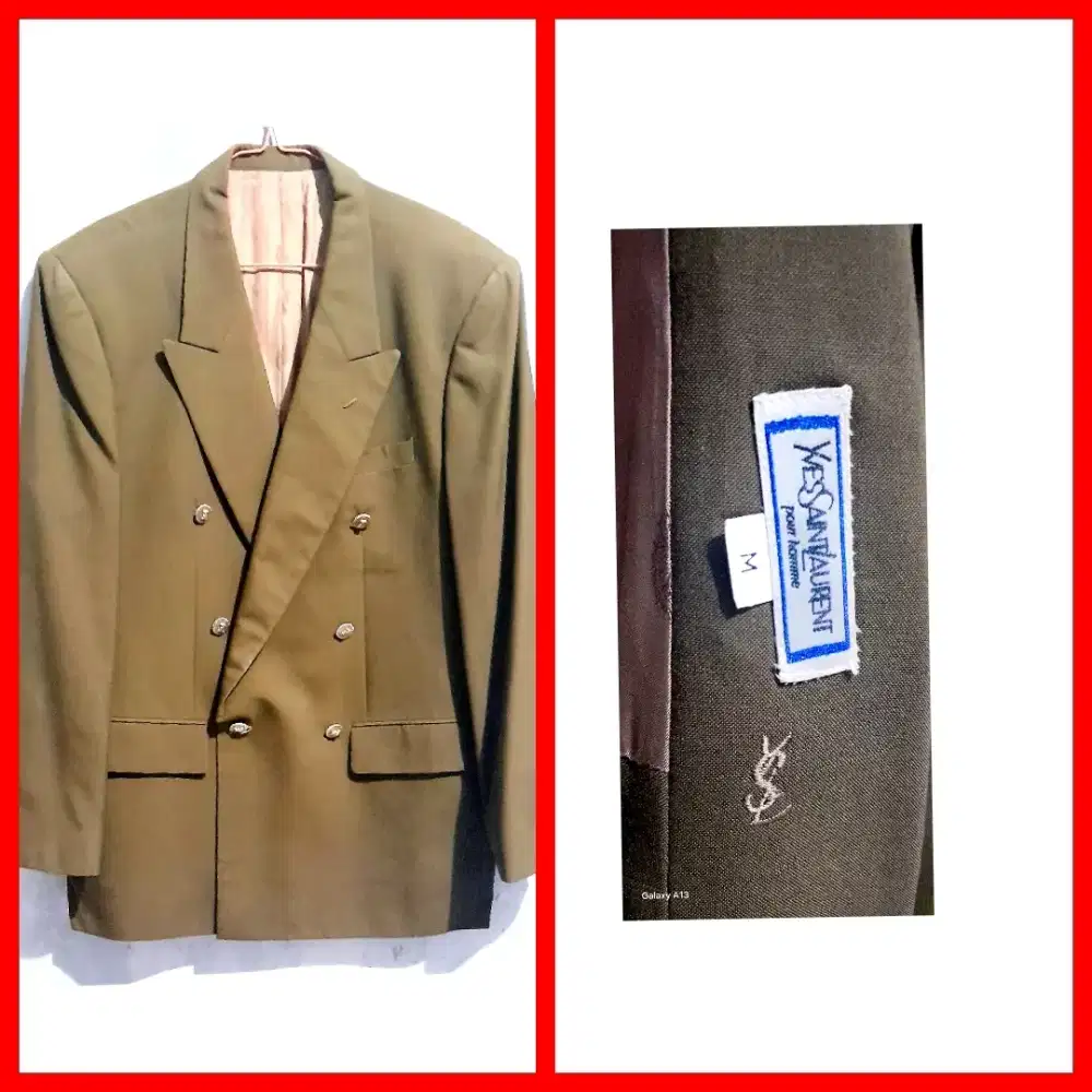 Jas pria Yves Saint Laurant