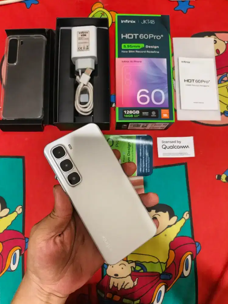 infinix hot 60 pro+ 8/128 fulset muluss like new net saja