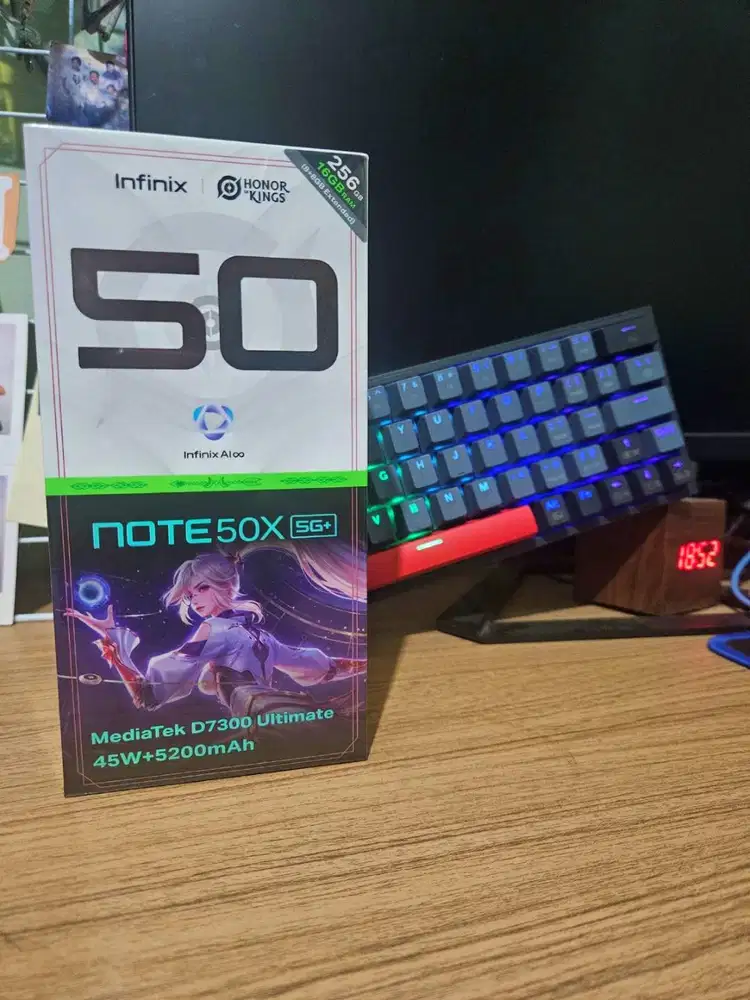 BNIB Infinix Note 50X 5G 8/256 GB Baru Segel No Repack