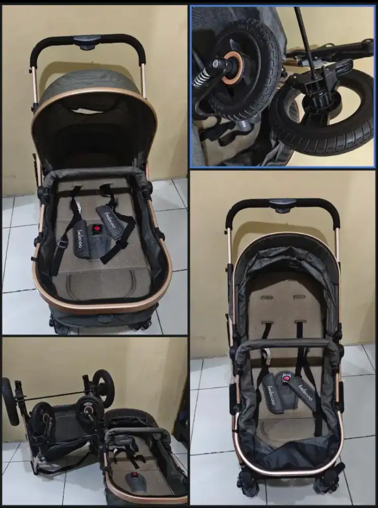 Stroller Bayi Belecoo HA 321Reversible Bisa Tidur & Duduk