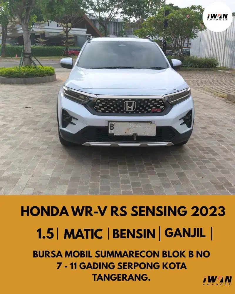 HONDA WRV RS SENSING 1.5 MATIC 2023