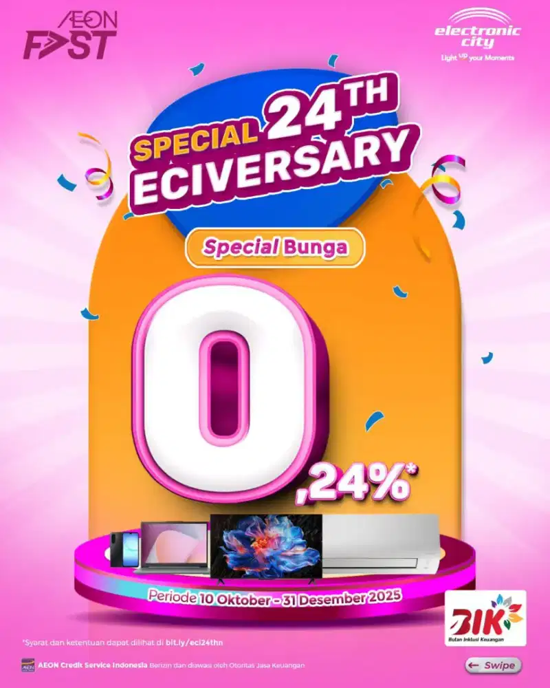 HP, furniture, elektronik beli sekarang bayar tahun depan