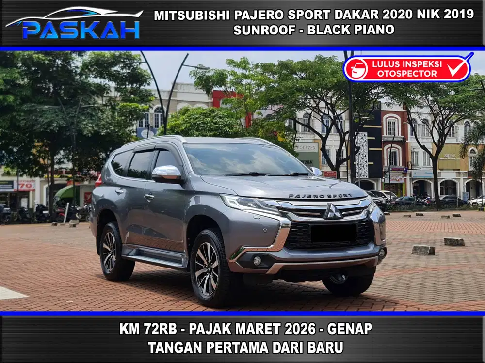 SUNROOF GENAP Km=41K PAJAK=10-26 MITSUBISHI PAJERO DAKAR 2020 NIK 2019