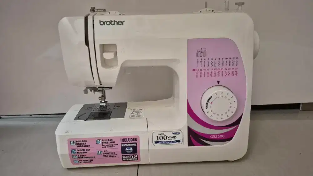 Mesin jahit merk brother GS 2500 mesin jahit listrik