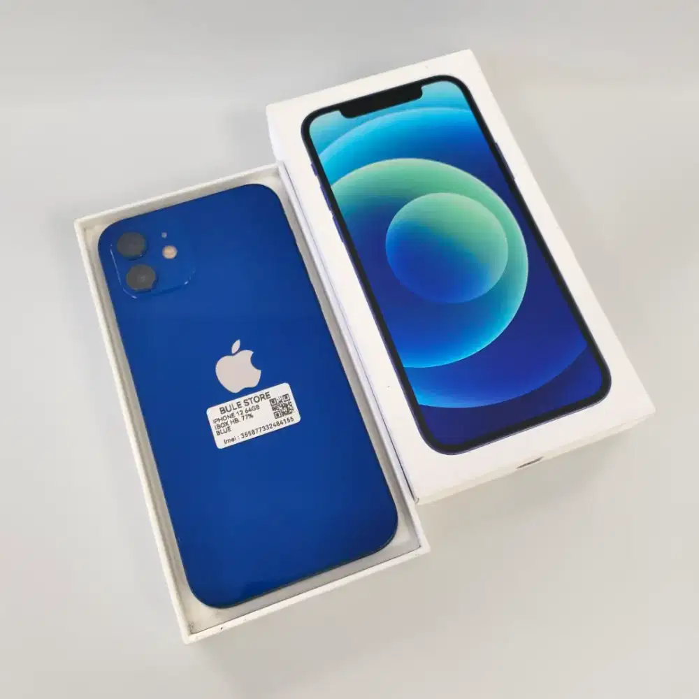 Iphone 12 64GB IBOX FULLSET MULUS