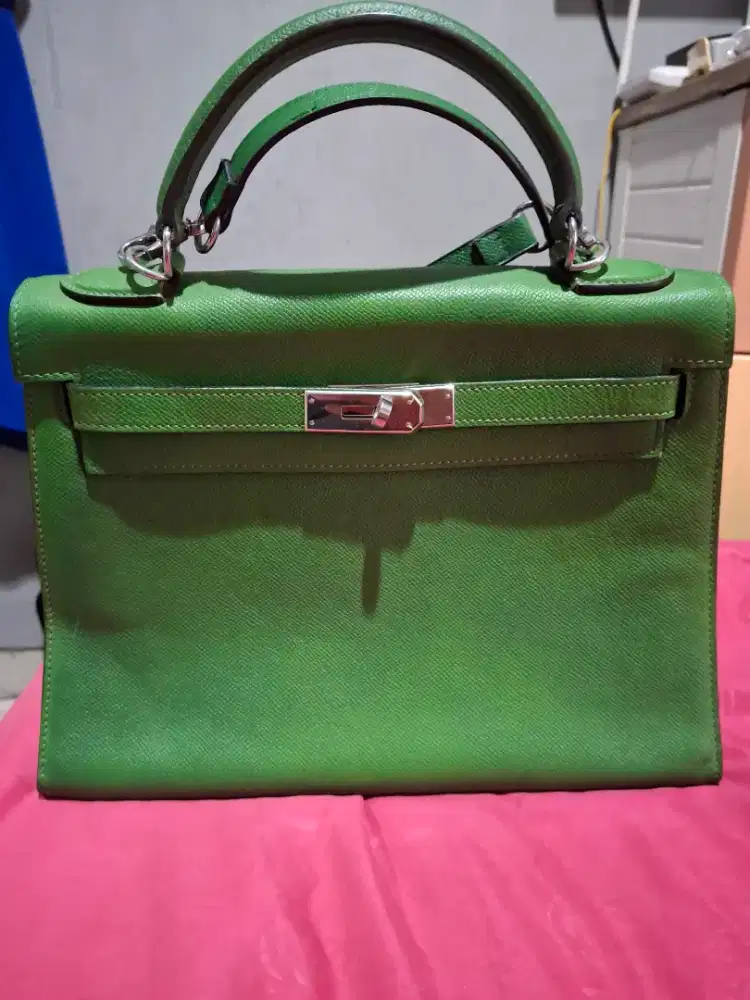 Tas Hermes Paris warna Hijau