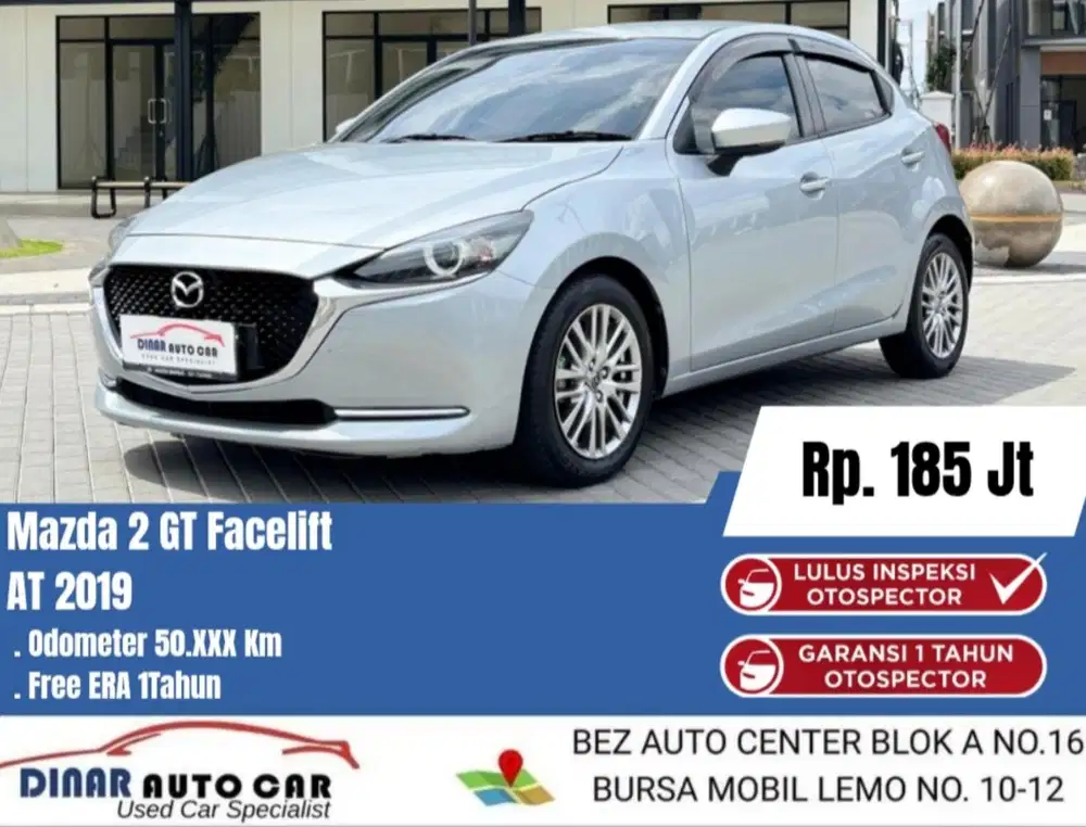 (20Jt) MAZDA 2 GT SKYAKTIV 2019 Matic KM 54Rb Warenty 5Th *Dinar auto*