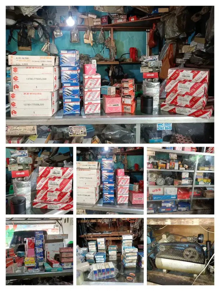 JUAL SPARE PARTS, KOMPRESOR, DONGKRAK