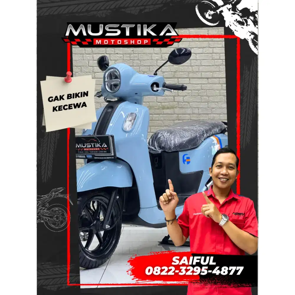 Odo 5rb Istimewa!!Yamaha Fazzio 2025 Warna Favorit Dp500rb-Mustika