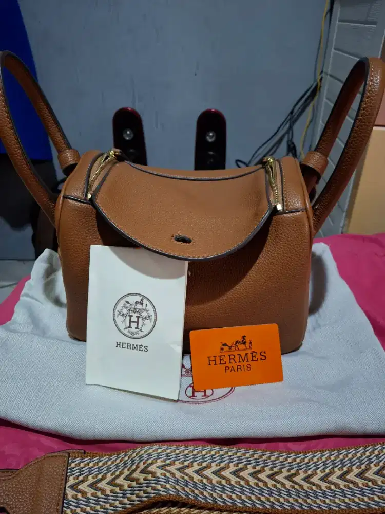 Tas Hermes Paris Coklat