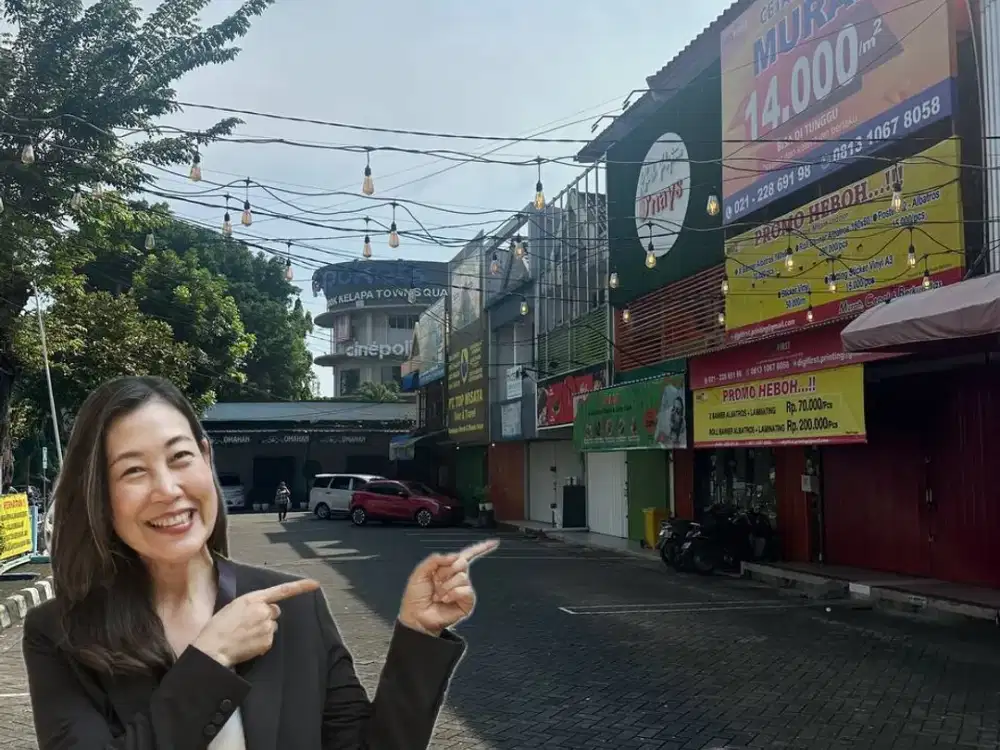 Ruko Strategis Pinggir Jalan Raya Pondok Kelapa Raya Jakarta Timur