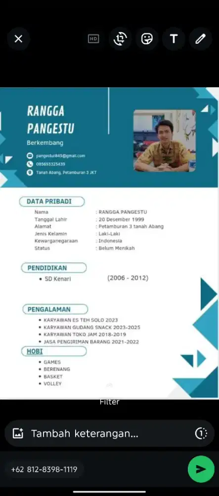 CARI PEKERJAAN UNTUK MAKAN