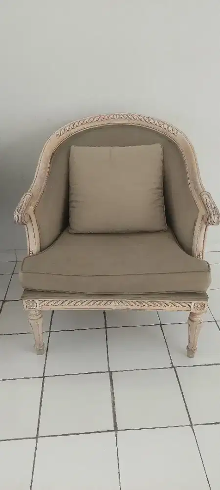 Sofa wing chair gaya eropa