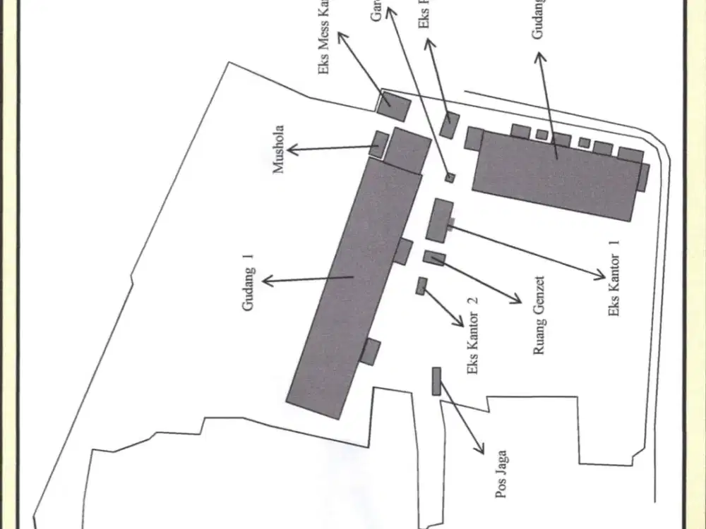 Dijual Ex pabrik di Raya Curug Kosambi Kab Karawang