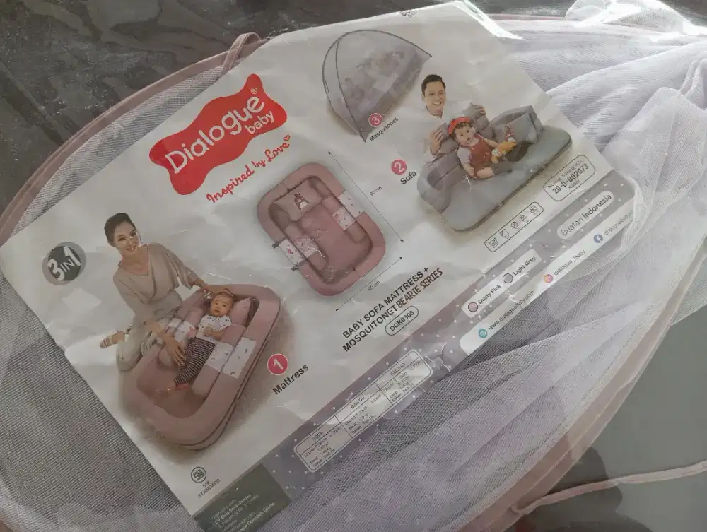 Kasur Sofa Bayi 2in1 Dialogue