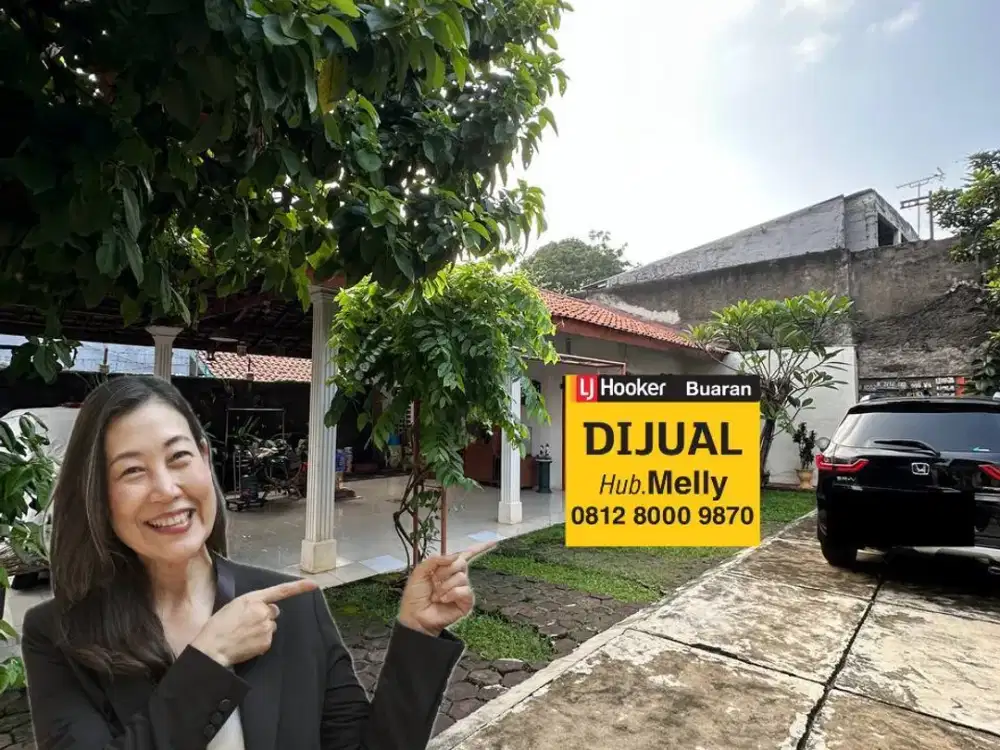 Rumah Asri Halaman Luas Komplek Pondok Bambu Duren Sawit Jakarta Timur