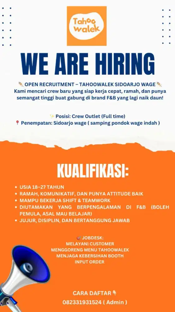 OPEN RECRUITMENT